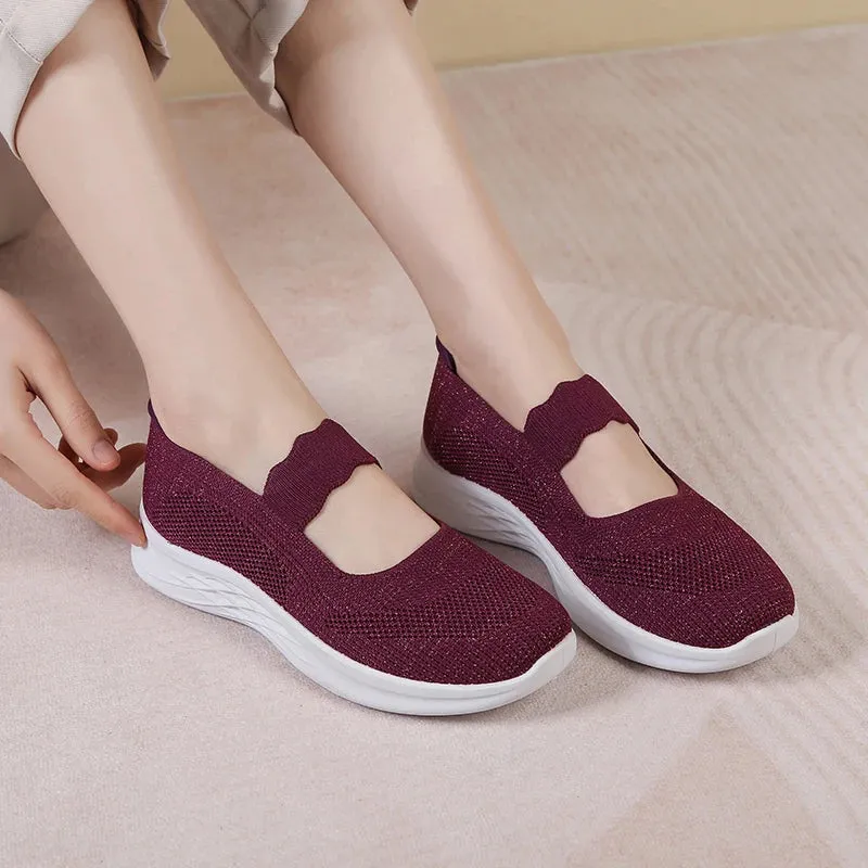 2025 Summer Women's Lightweight Walking Shoes – Breathable, Non-Slip & Comfortable | Ideal for Moms & Pregnant Women