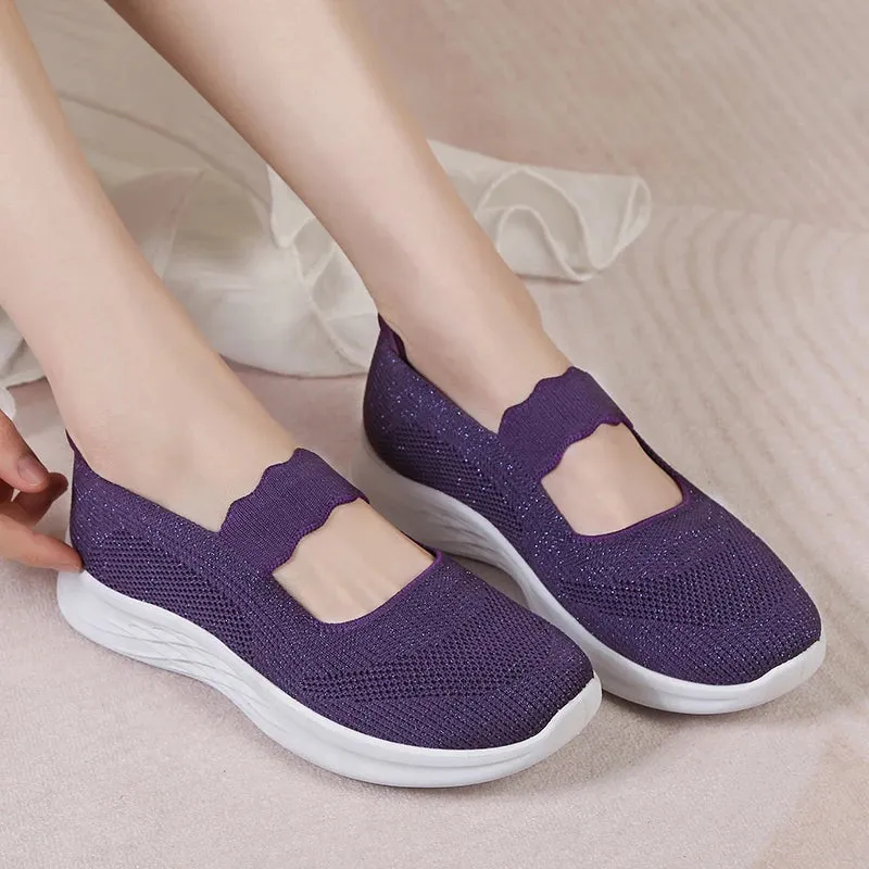 2025 Summer Women's Lightweight Walking Shoes – Breathable, Non-Slip & Comfortable | Ideal for Moms & Pregnant Women