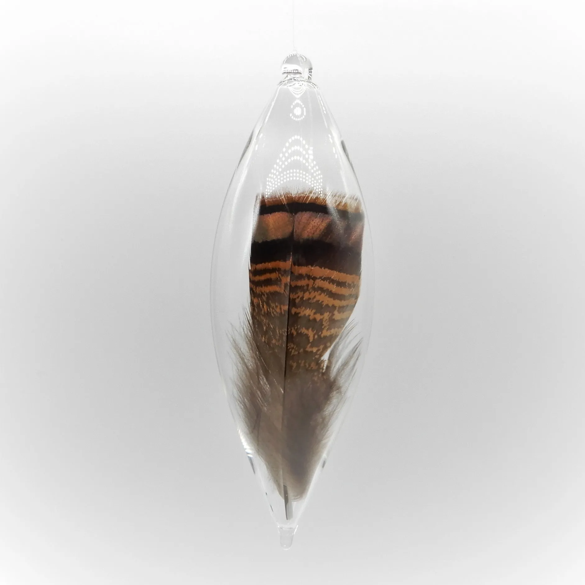 6" Feather Ornament