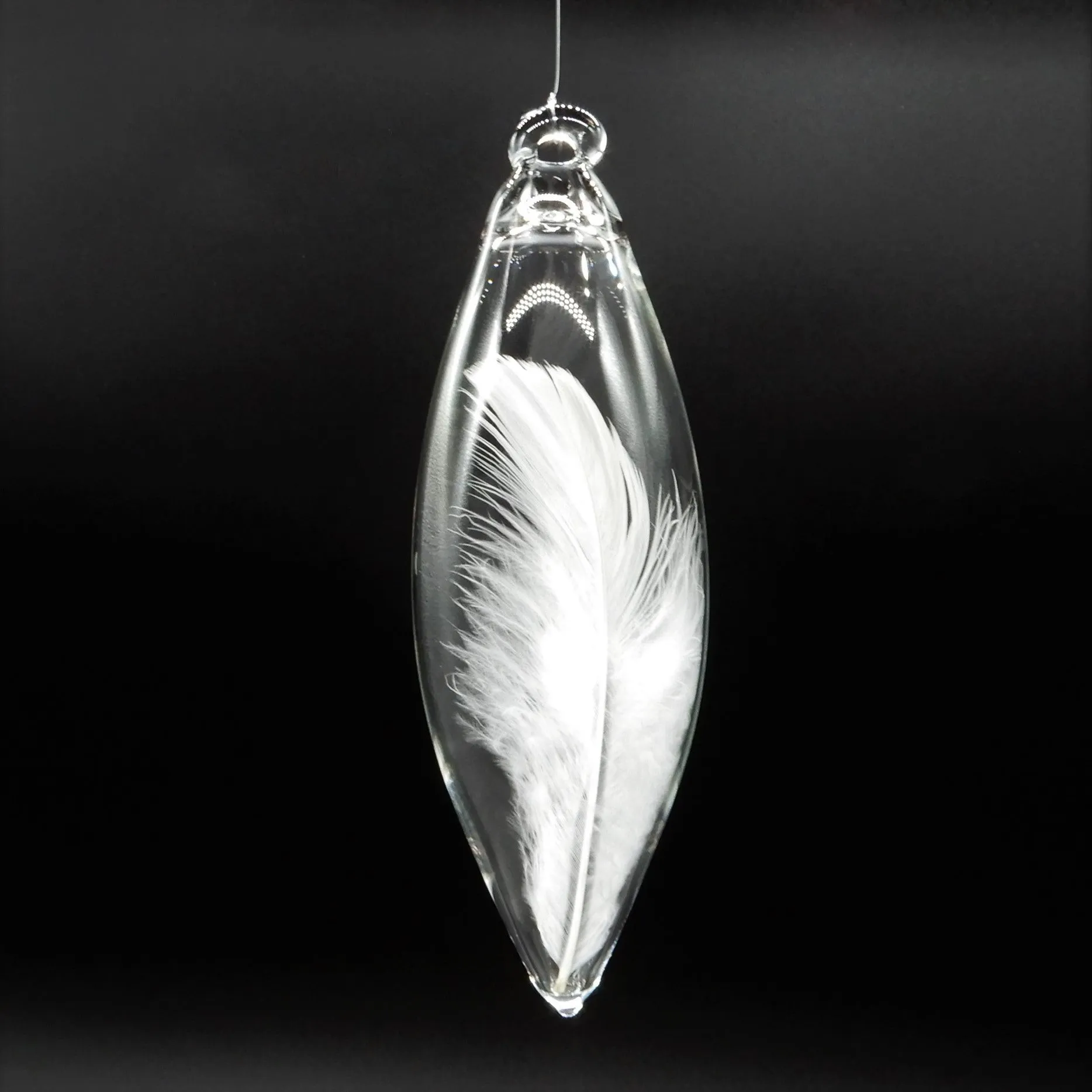 6" Feather Ornament