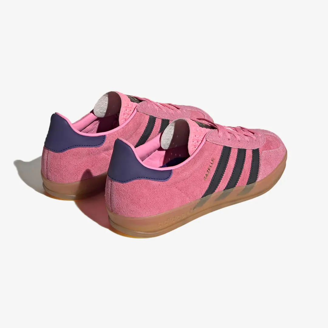 Adidas Originals | GAZELLE INDOOR  { PINK/CORE BLACK/PURPLE