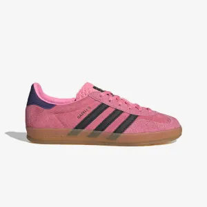 Adidas Originals | GAZELLE INDOOR  { PINK/CORE BLACK/PURPLE