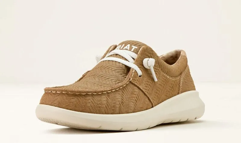 ARIAT HILO WOMENS - TAN WOVEN EMBOSS