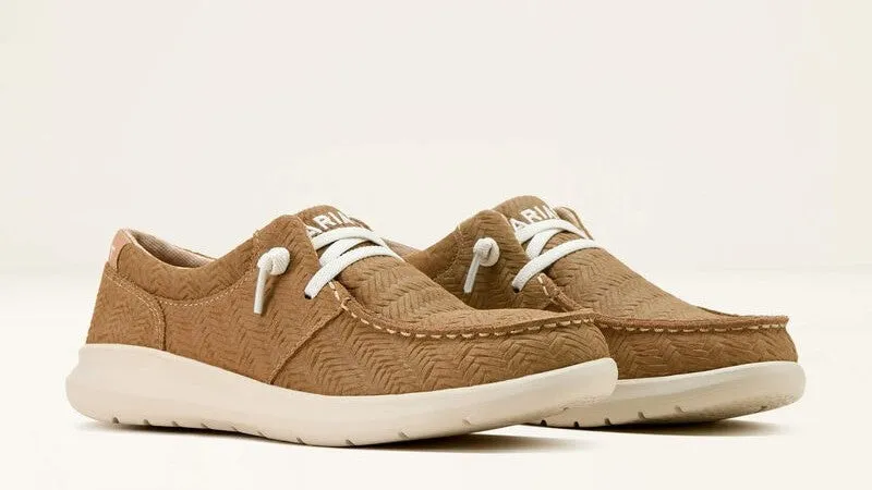 ARIAT HILO WOMENS - TAN WOVEN EMBOSS