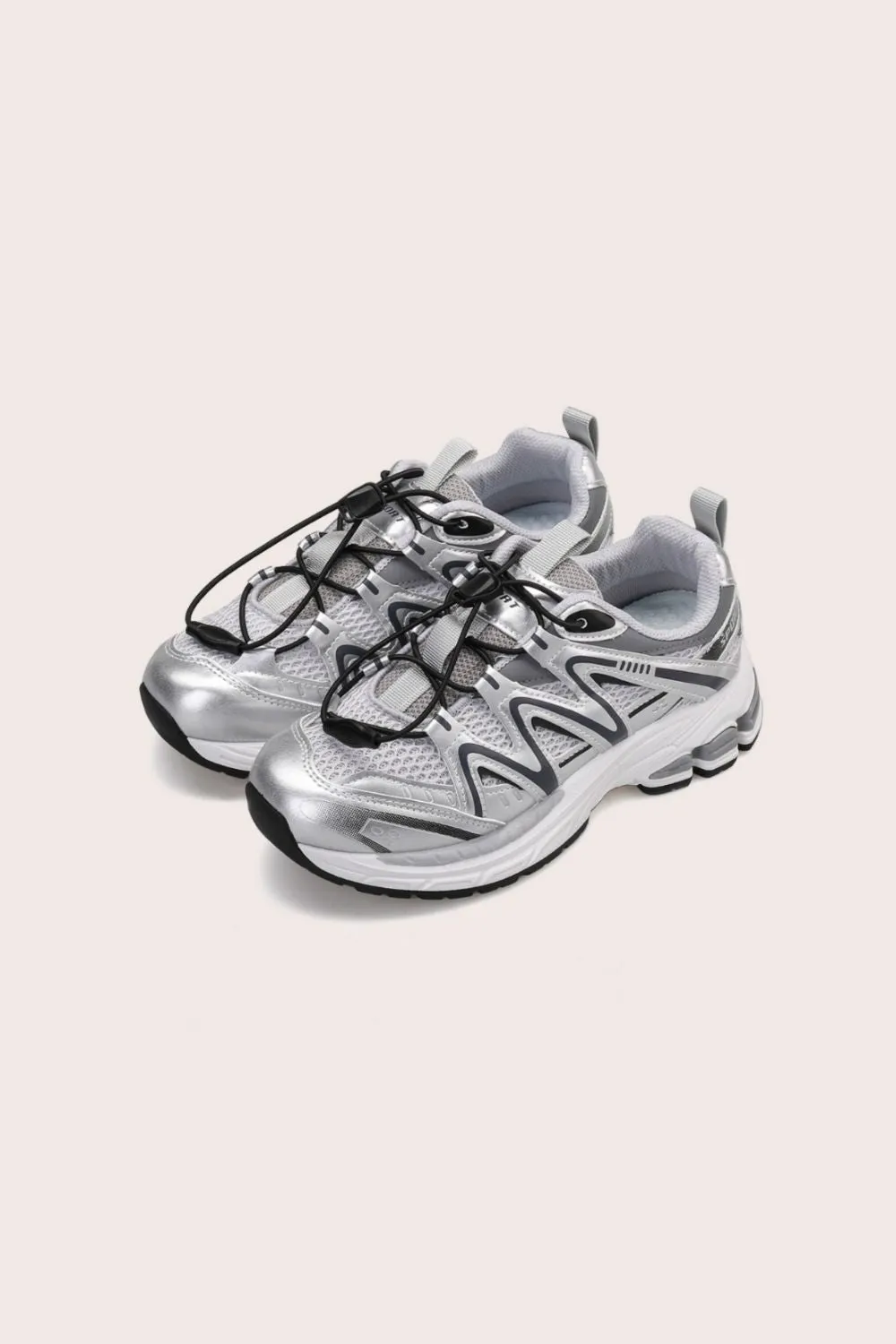 Athletic Shoes - Elastic Lock Laces Mesh Breathable Athletic