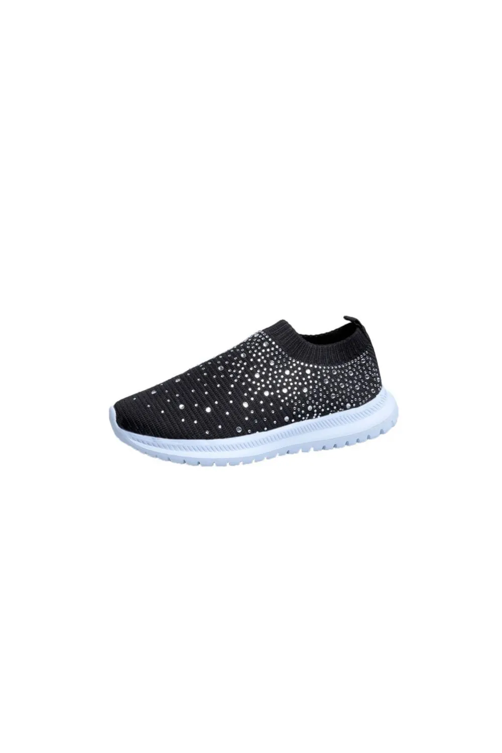 Athletic Shoes - Rhinestone Decor Mesh Breathable Athletic