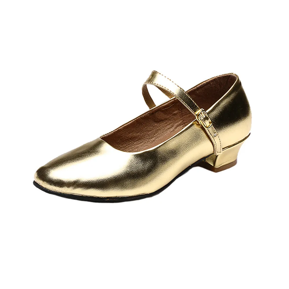 Ballroom Salsa tango latin dance shoes women Brands low heels dancing for kids girls womens children ladies shoe
