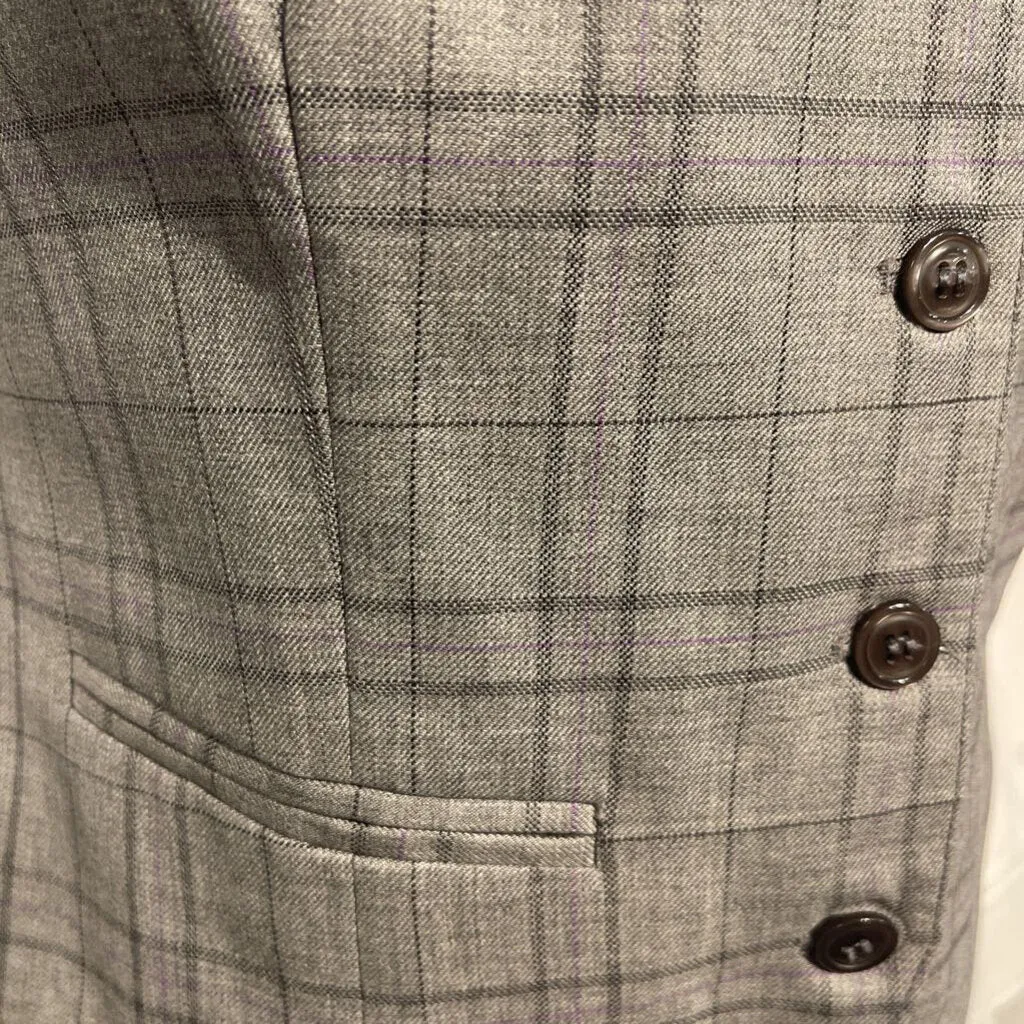Becker Brothers Grey Plaid Vest
