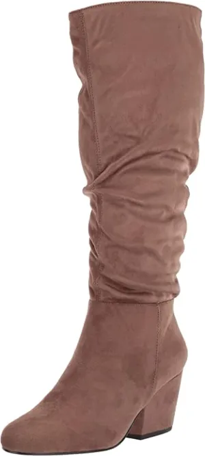 Bella Vita Women's KARENII Mid Calf Boot, Taupe SPSD, 11 XW US