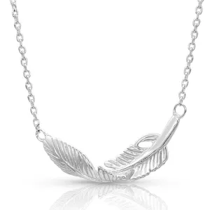 BGNC4493 Necklace - Turning Feather