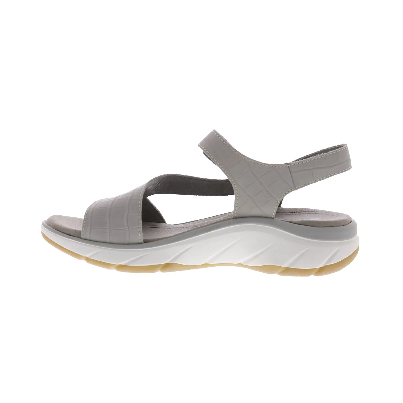 Bionica Cybele 3 BI0026028 Womens Gray Leather Slip On Sport Sandals Shoes