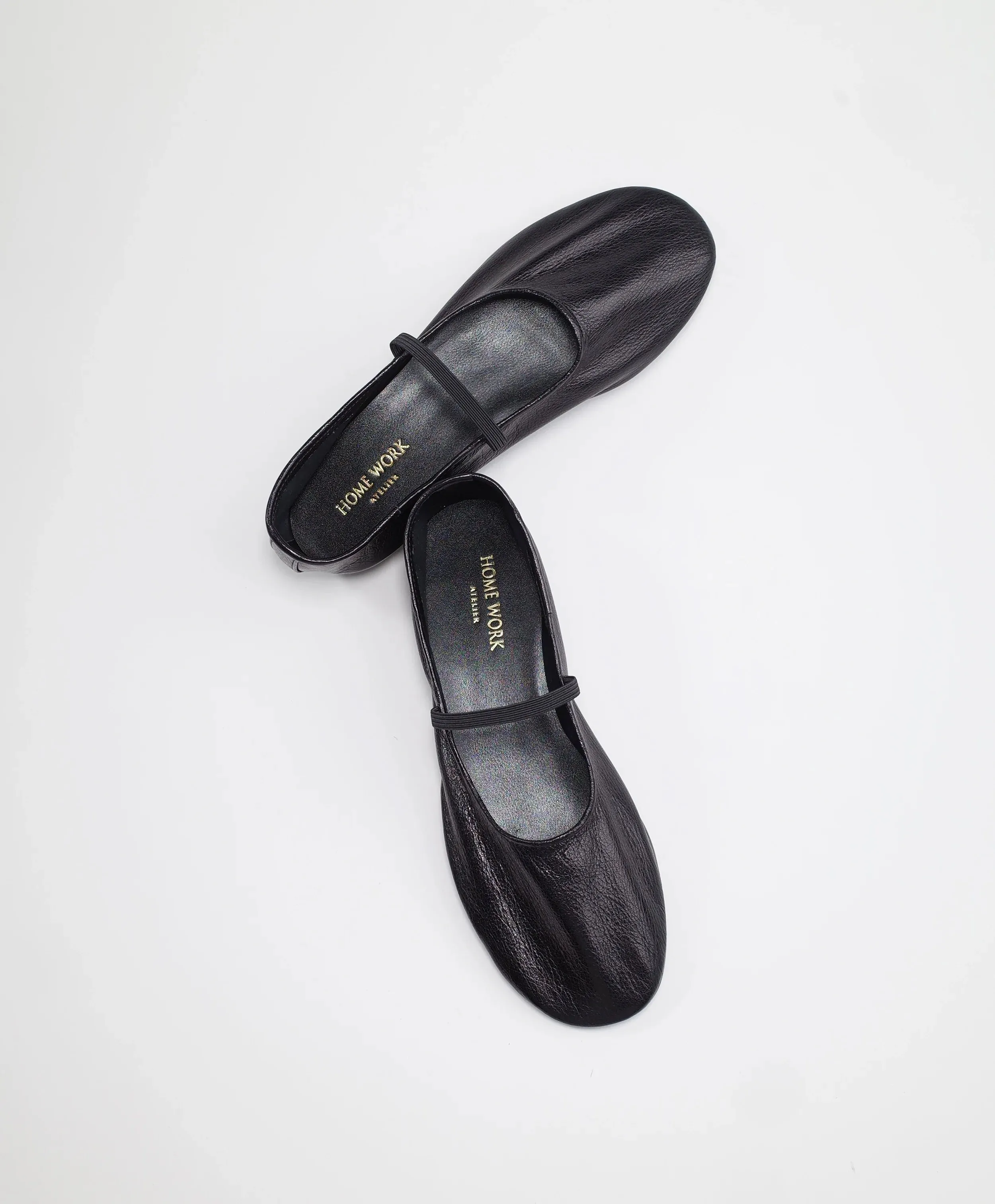 Black Mary Jane Flats