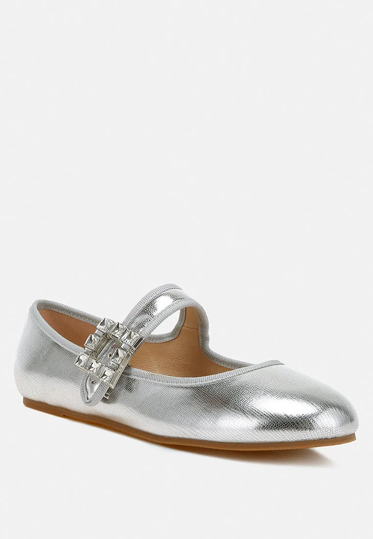 Brooch Mary Jane Sandals by RUW