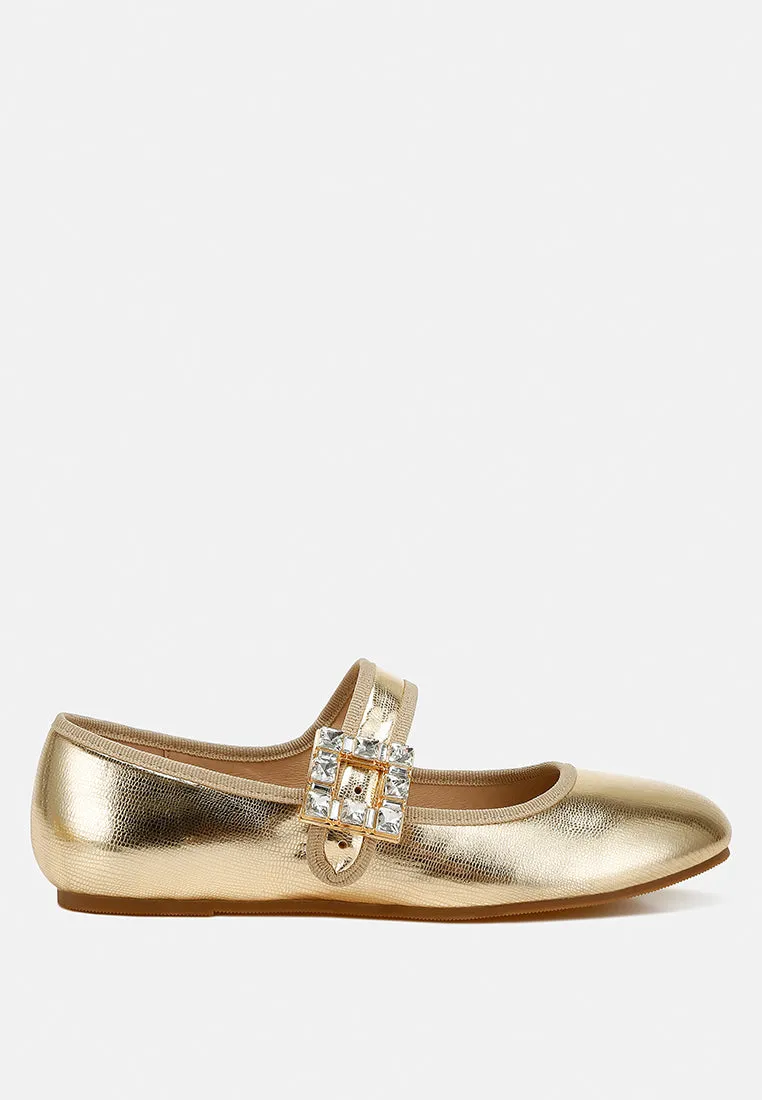 Brooch Mary Jane Sandals by RUW