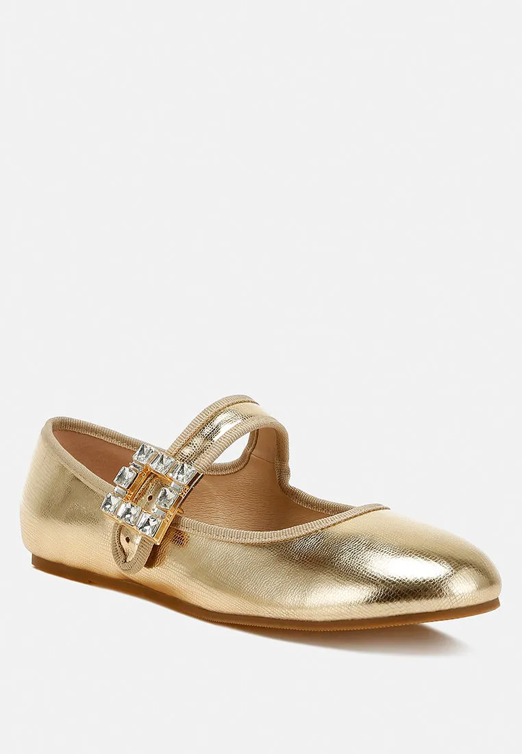 Brooch Mary Jane Sandals by RUW