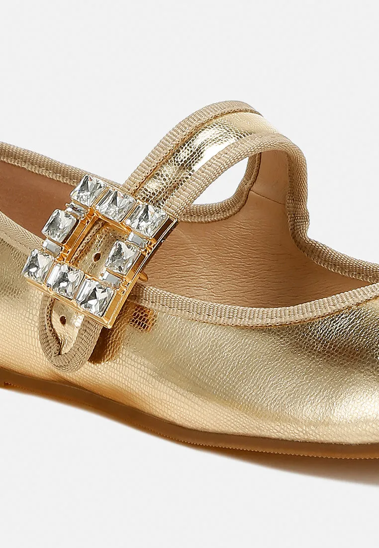 Brooch Mary Jane Sandals by RUW