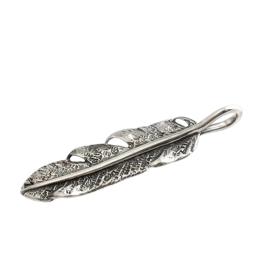 BWL Graffiti Feather Pendant
