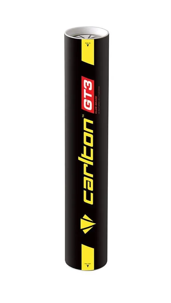 Carlton GT3 White Feather Shuttlecocks - Set Of 12