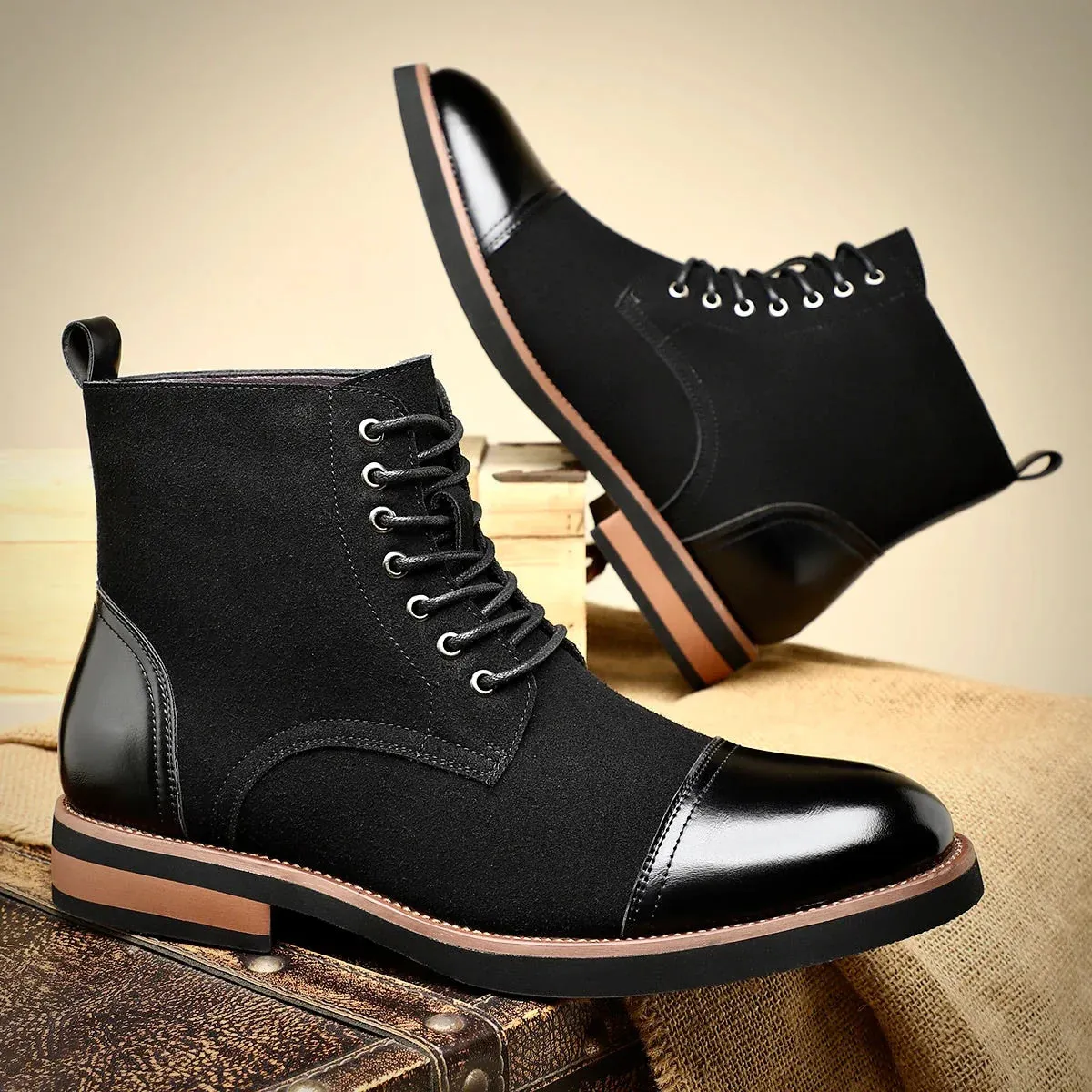 Cassius | Ashford Leather Oxford Boots