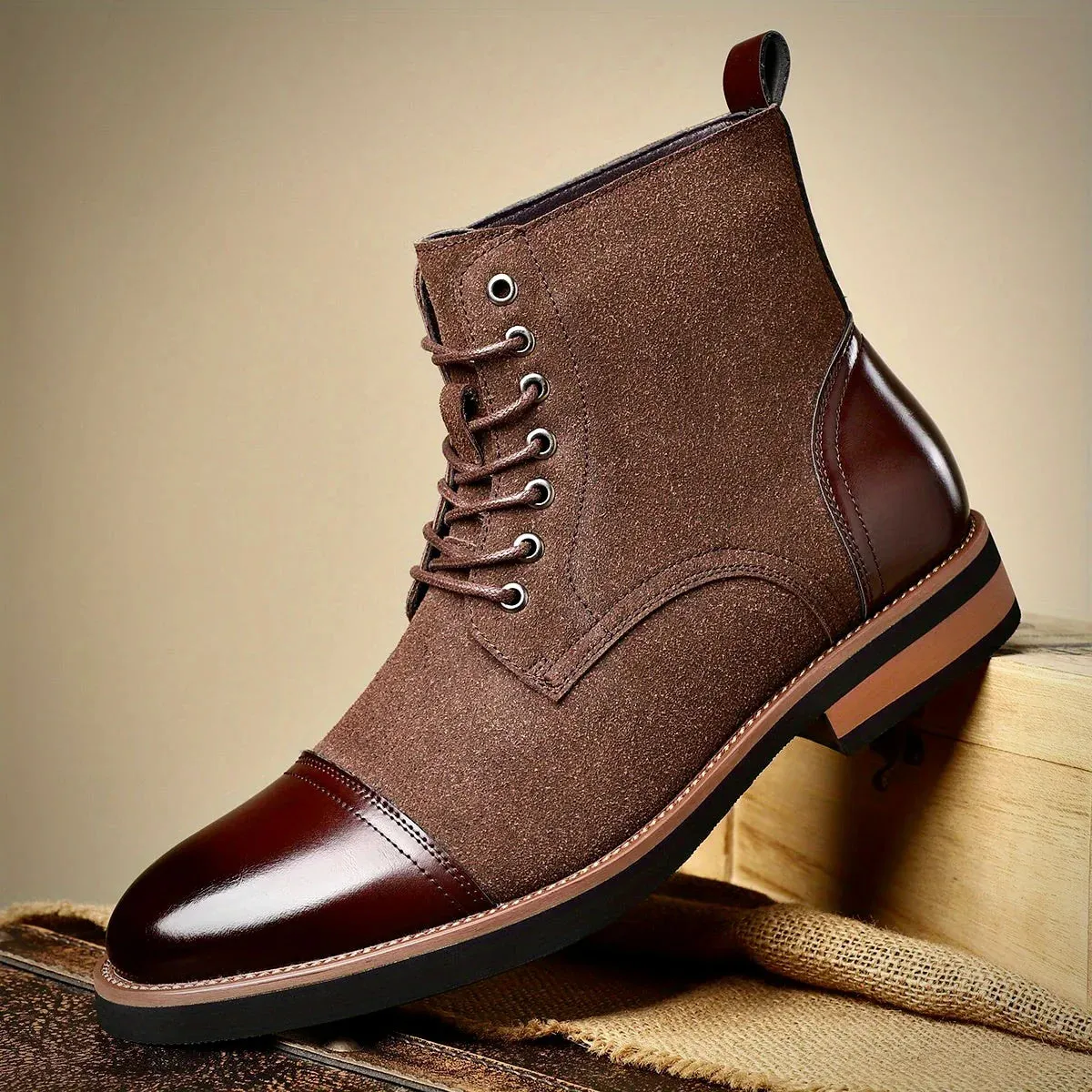 Cassius | Ashford Leather Oxford Boots
