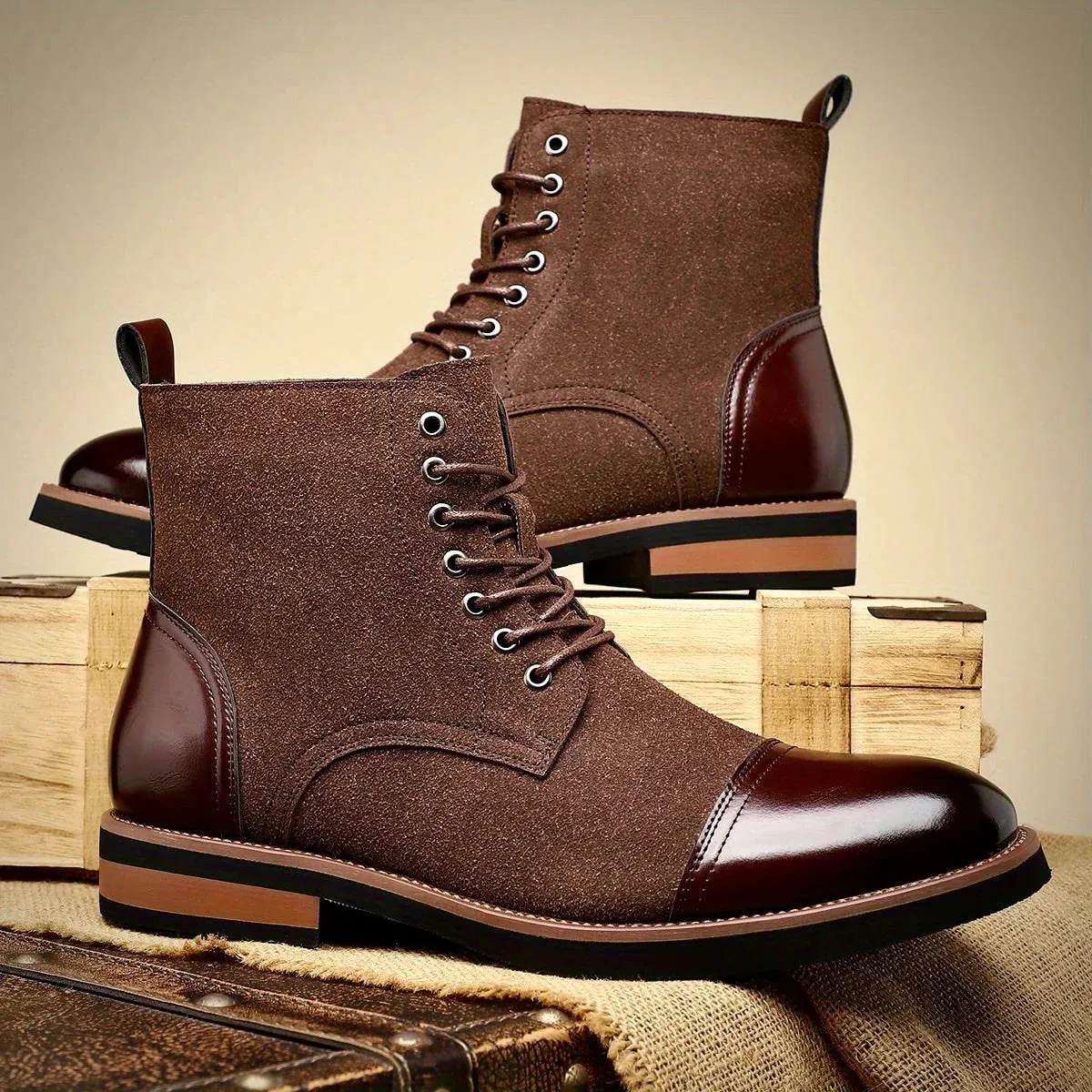 Cassius | Ashford Leather Oxford Boots