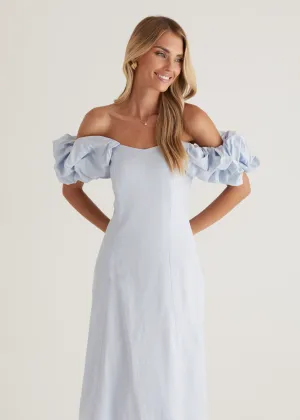 Celtic Midi Dress - Powder Blue