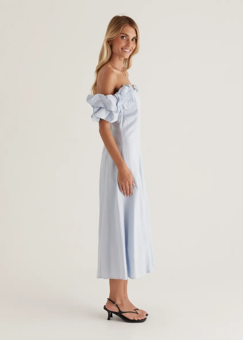 Celtic Midi Dress - Powder Blue