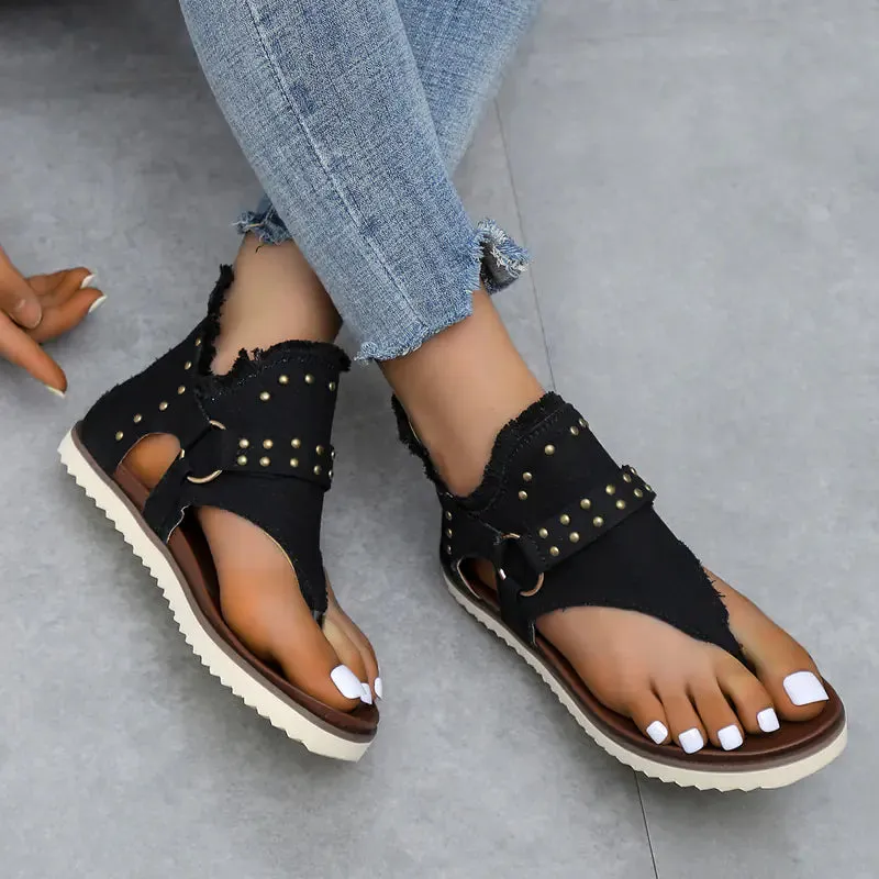 Chic Summer Canvas Flats