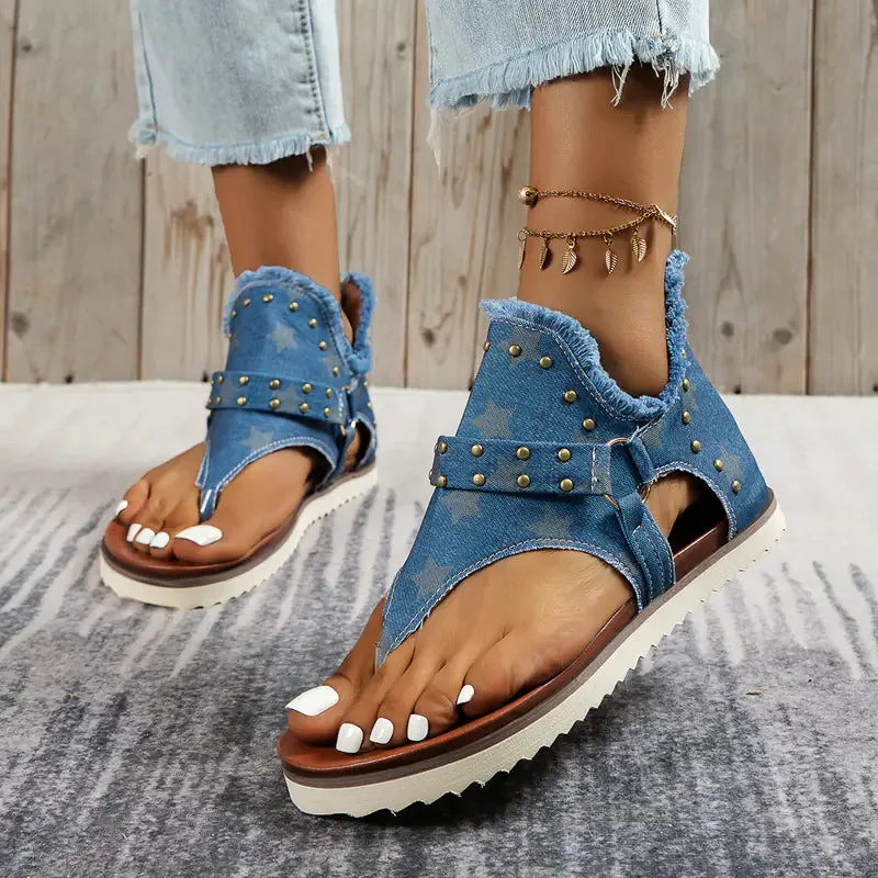 Chic Summer Canvas Flats