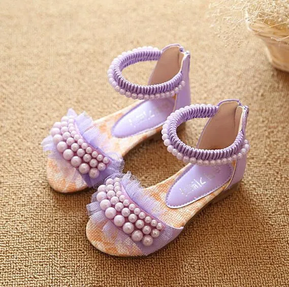 children sandals girls sandals summer fashion kids sandlas cute pearl design princess shoes girls shoes