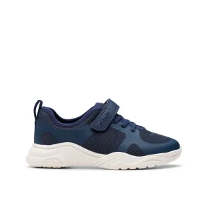 Clarks - Feather Ath K - Navy - Shoes