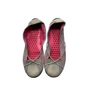 Clarks Privo Pink & Gray Mesh Ballet Flats #7667