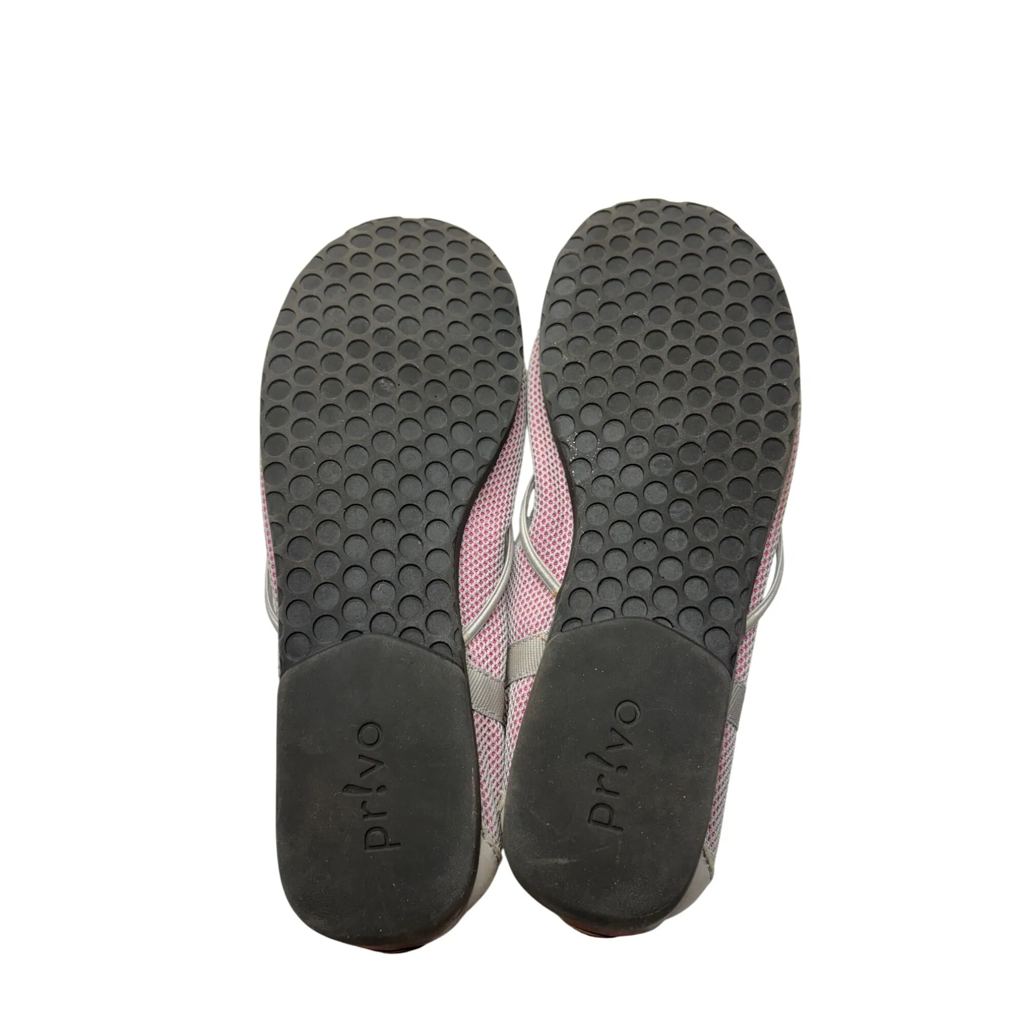 Clarks Privo Pink & Gray Mesh Ballet Flats #7667