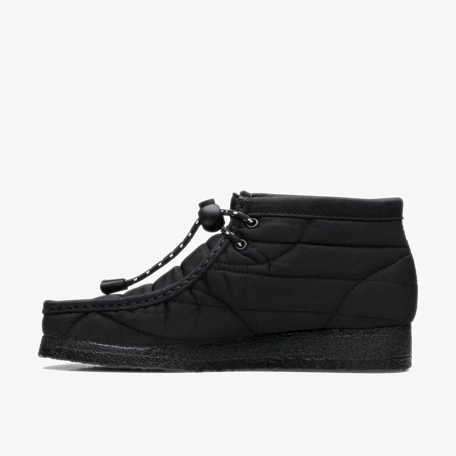 Clarks Women's Wallabee Boots Black Quil 26168587
