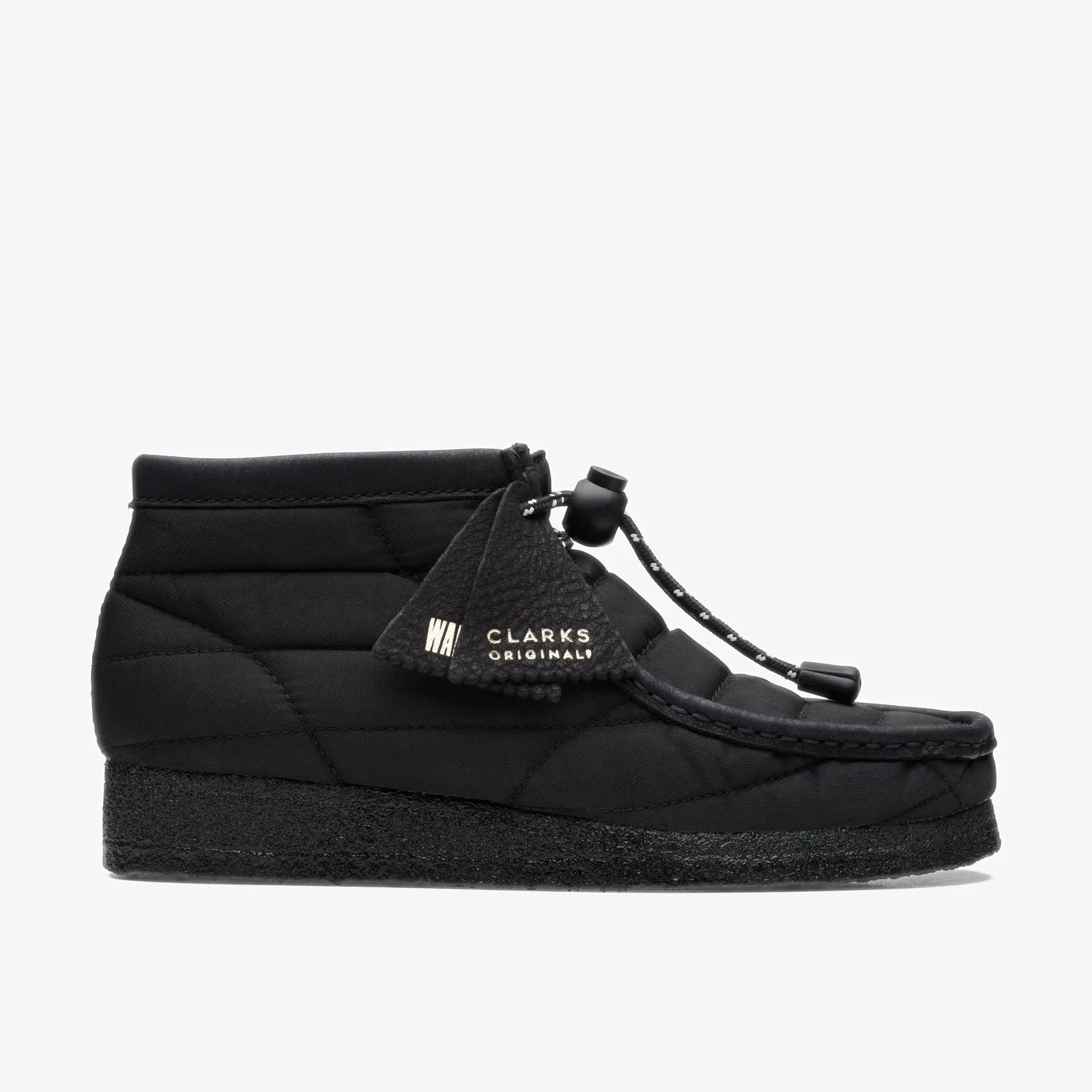 Clarks Women's Wallabee Boots Black Quil 26168587