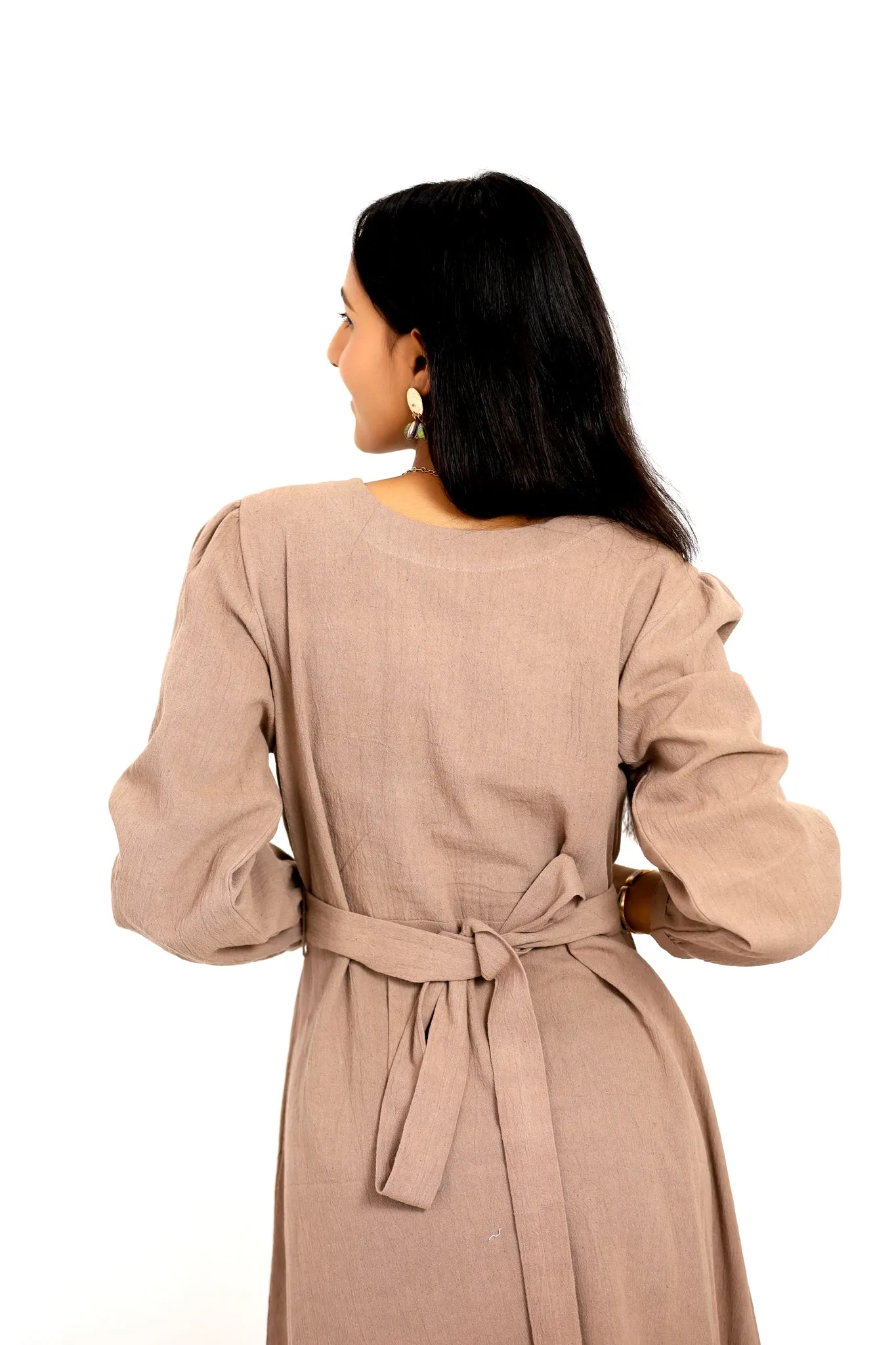 Coffee Blended Dress