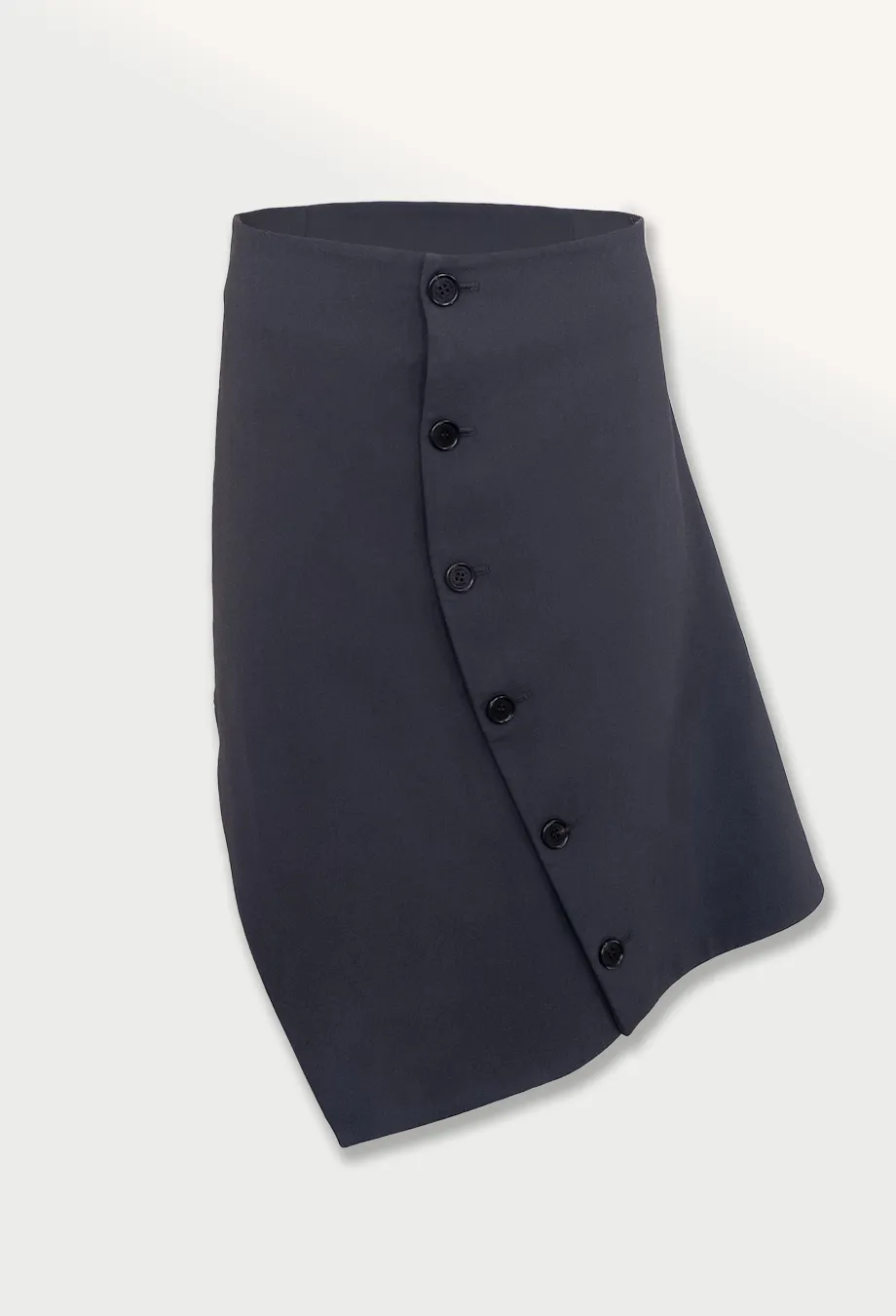 Coperni Button Up Asymmetric Midi Skirt