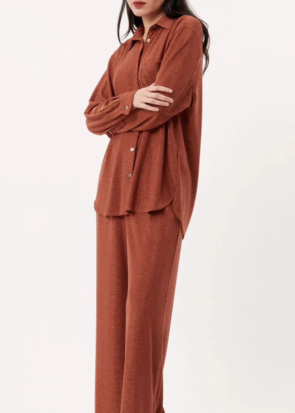 Copper shimmer pant - Final Sale