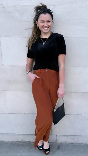 Copper shimmer pant - Final Sale
