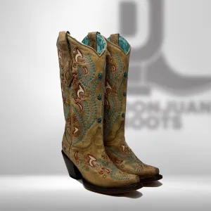 Corral Women's Sand Colored Embroidery