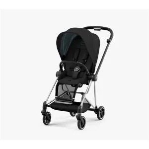 Cybex - Mios 3, Chrome/Black Frame   Sepia Black Seat Pack