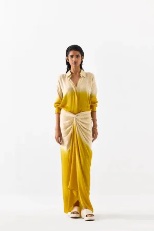 DAWN SHIRT DRAPED DRESS