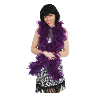 Deluxe Feather Boa - Purple