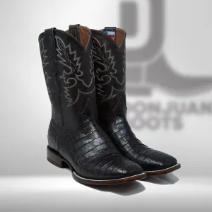 DJ2006 | Don Juan Boots Men's Caiman Belly Chocolate H Toe P