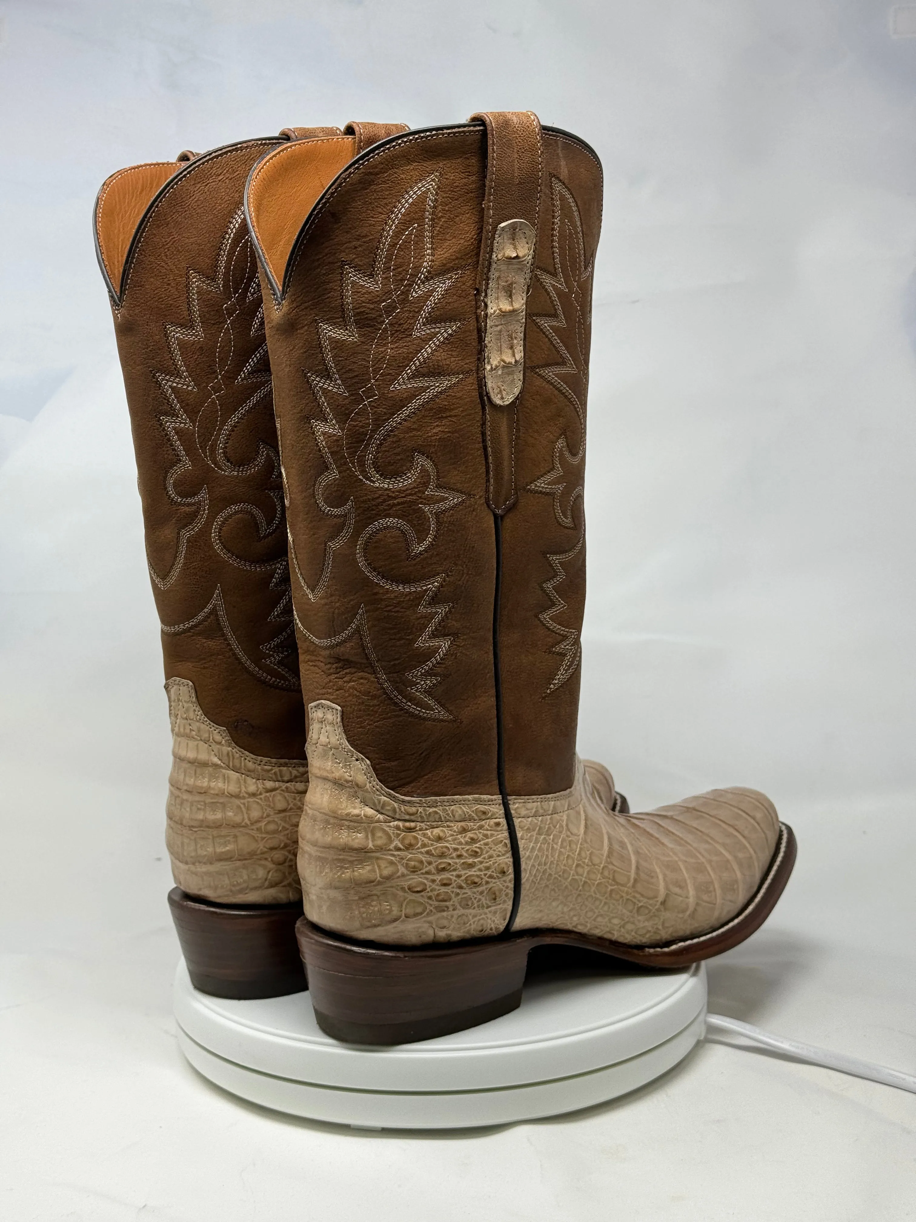 DJ2056 | Don Juan Boots Men's Caiman Belly Oryx Diamond Toe