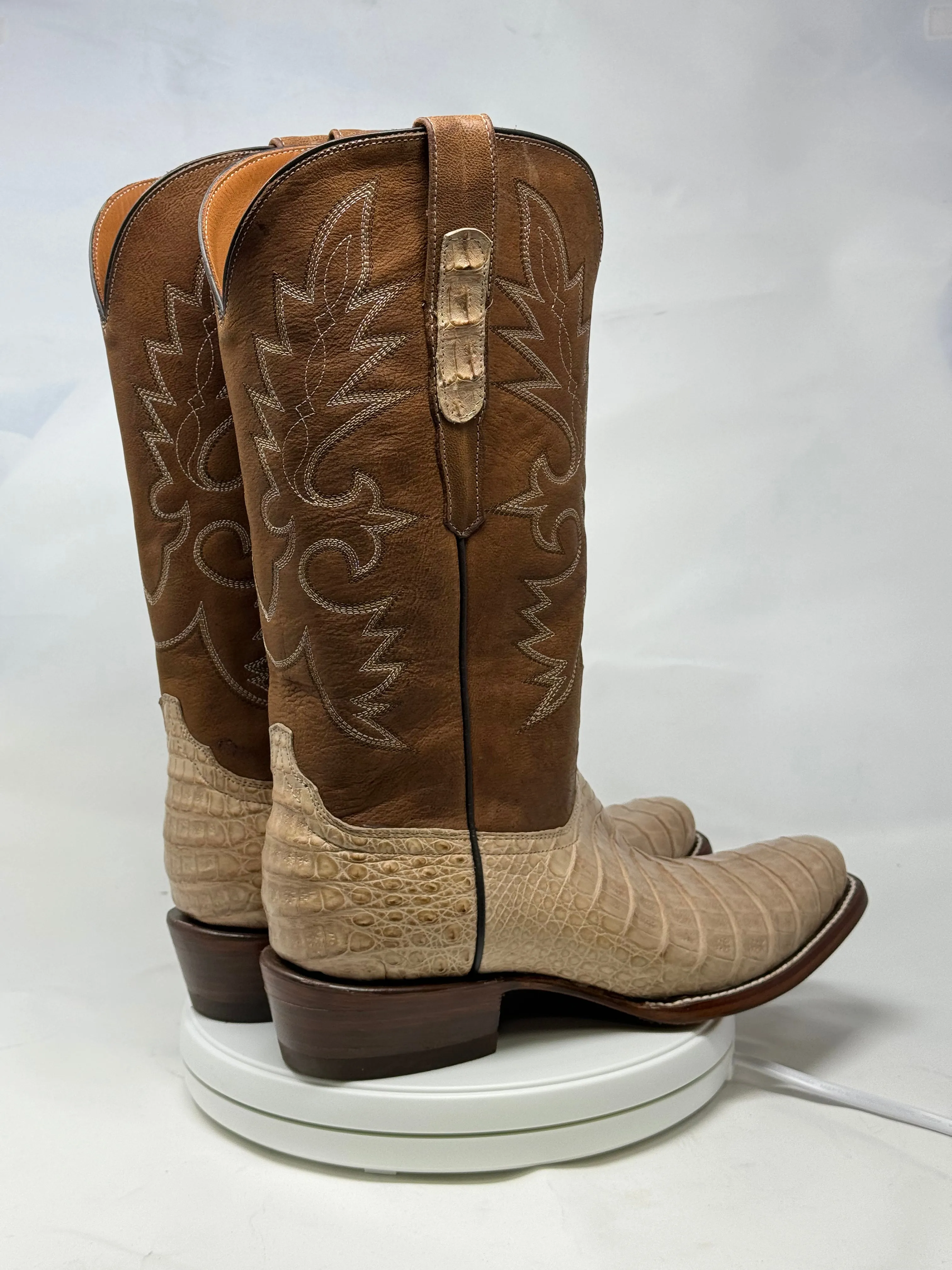 DJ2056 | Don Juan Boots Men's Caiman Belly Oryx Diamond Toe