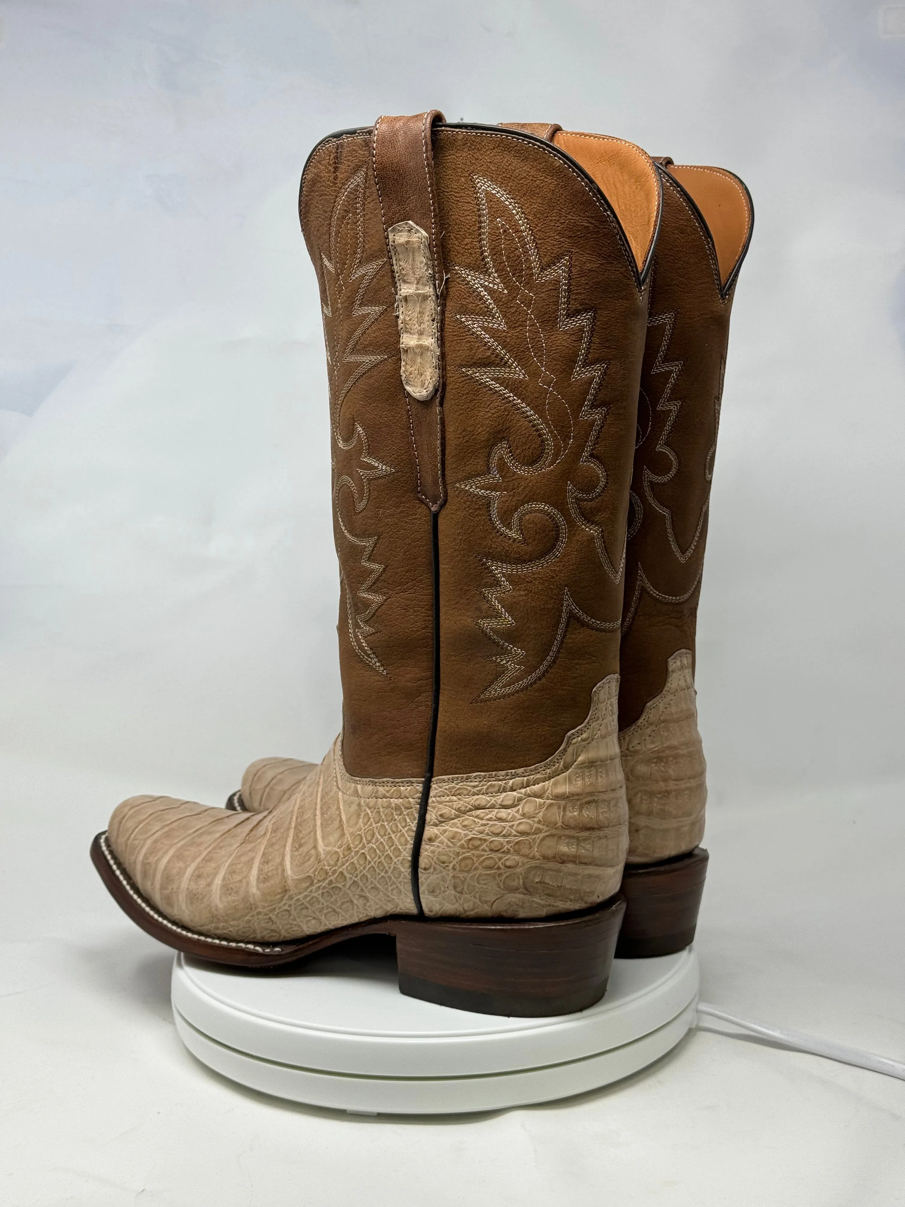 DJ2056 | Don Juan Boots Men's Caiman Belly Oryx Diamond Toe