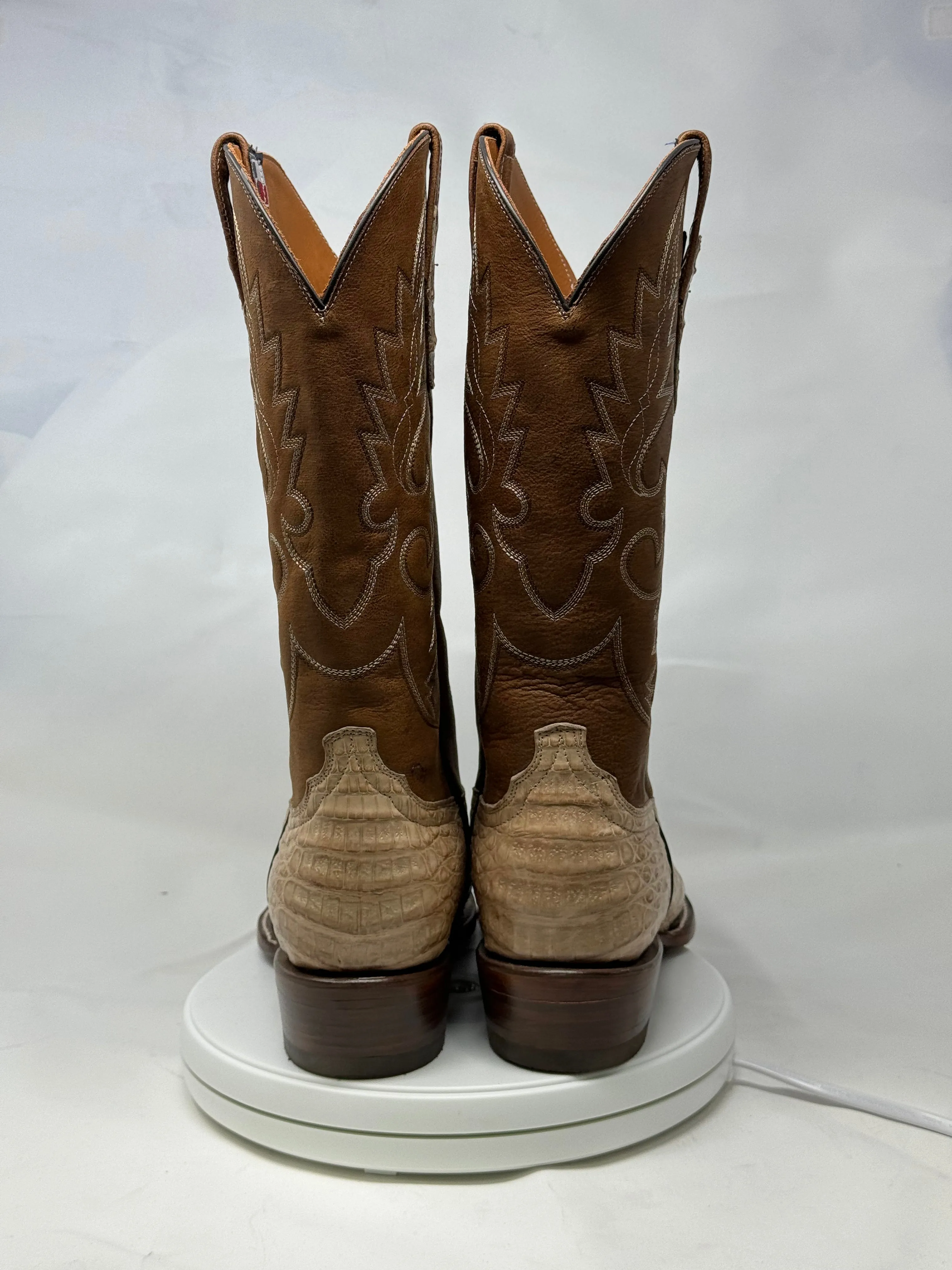 DJ2056 | Don Juan Boots Men's Caiman Belly Oryx Diamond Toe