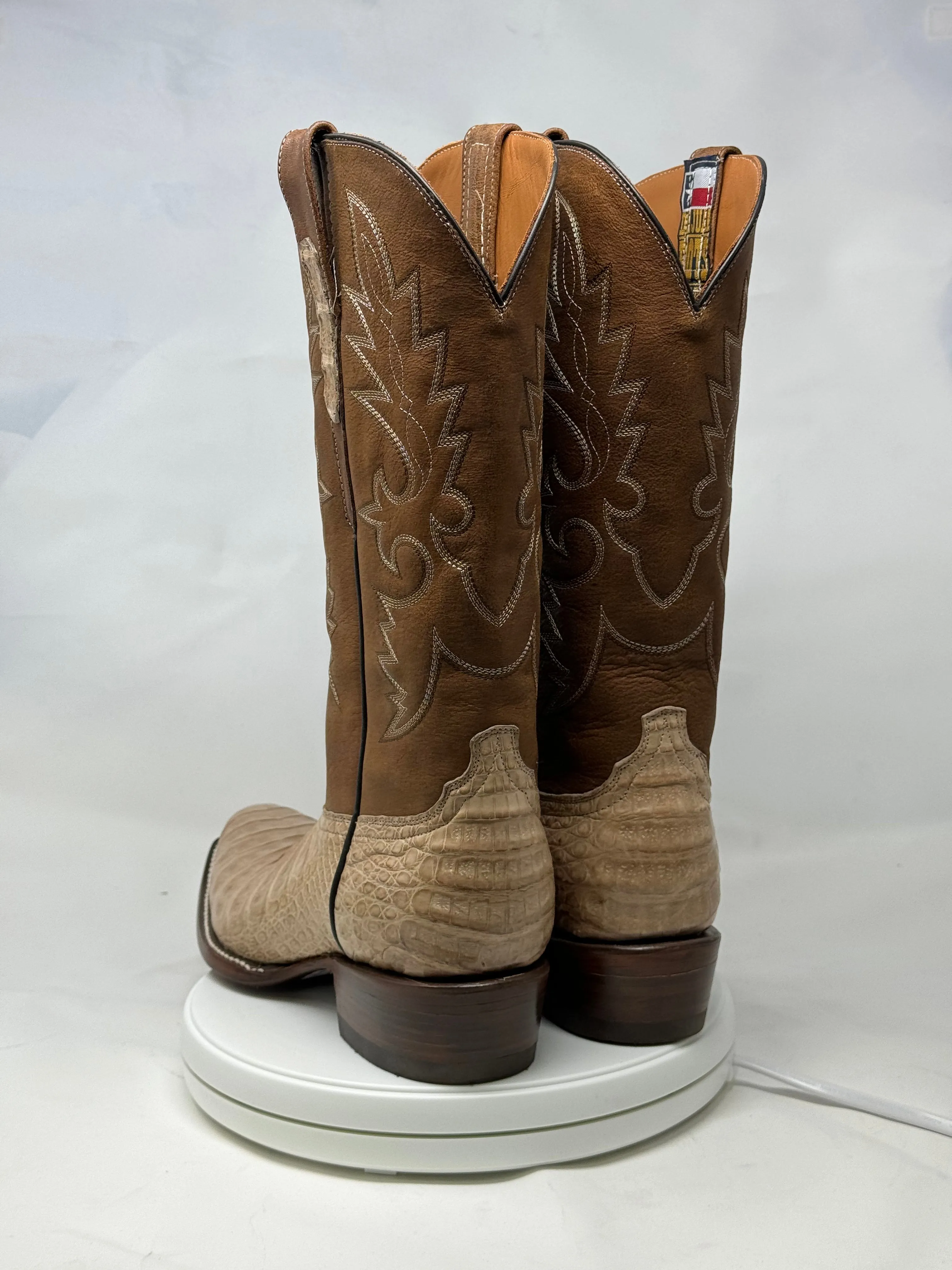 DJ2056 | Don Juan Boots Men's Caiman Belly Oryx Diamond Toe