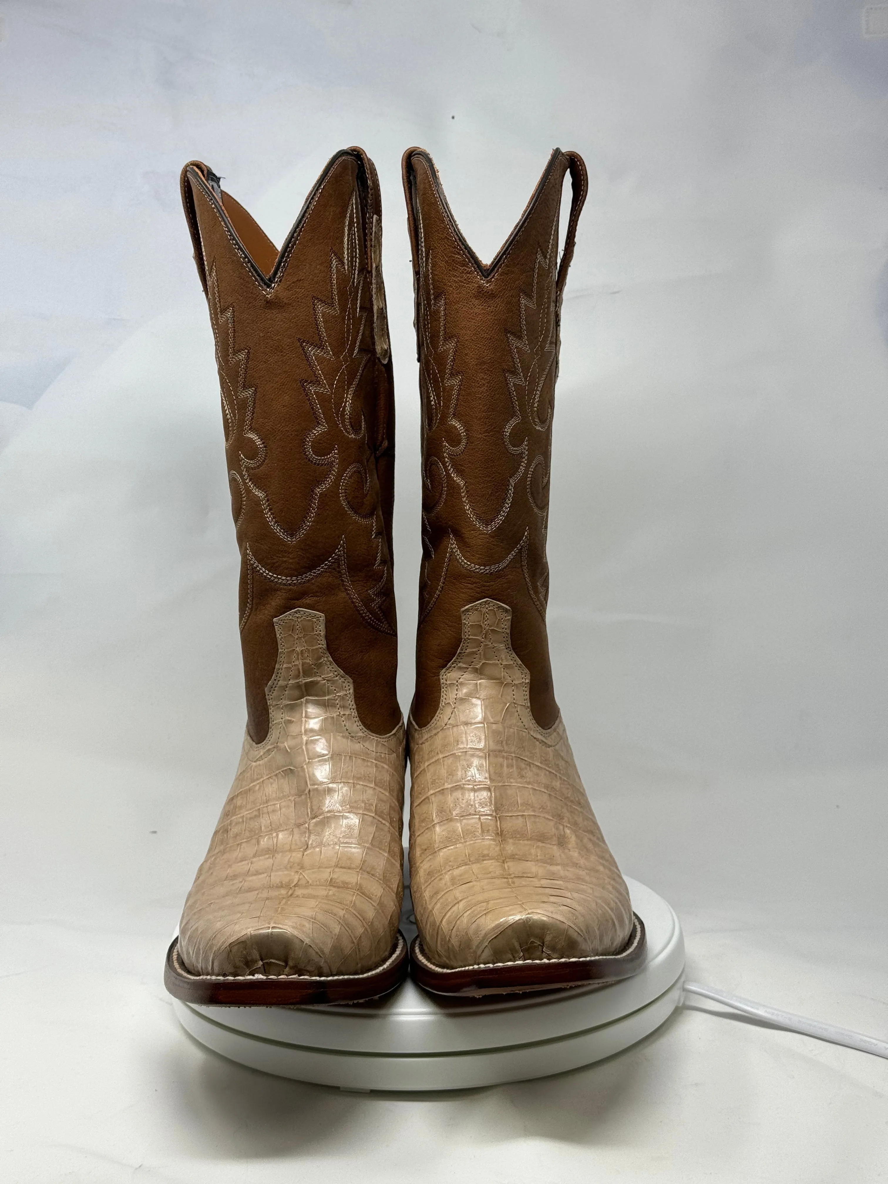 DJ2056 | Don Juan Boots Men's Caiman Belly Oryx Diamond Toe